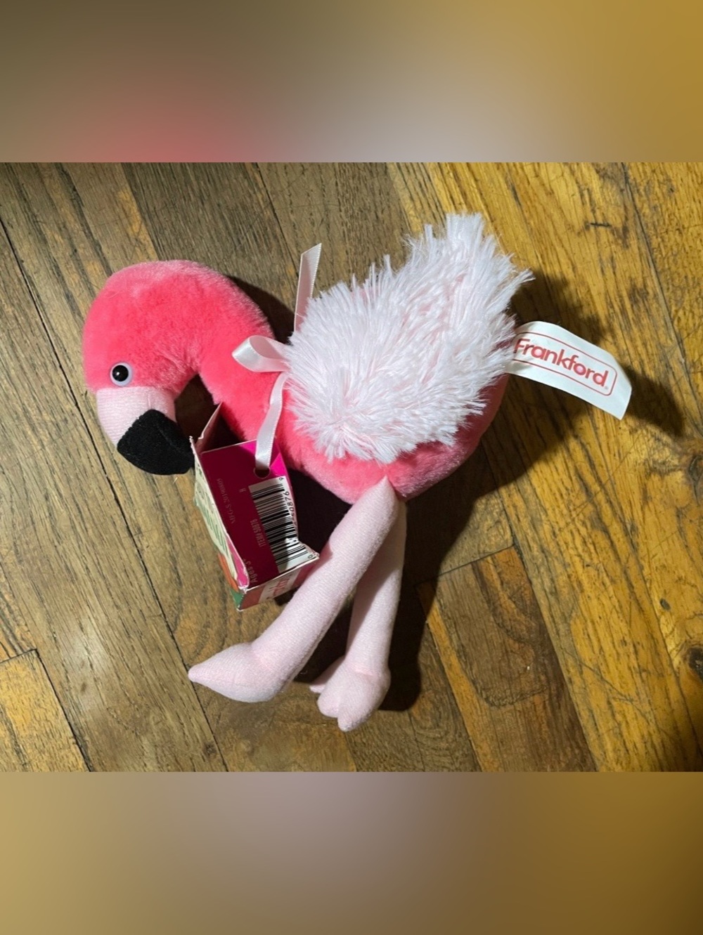 Frankford Valentine Pink Plush Flamingo Toy Pink Collectible